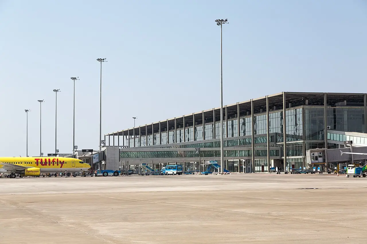 International terminal at Dalaman Airport